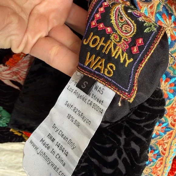 JOHNNY WAS MERHAWI KIMONO Small $598 Amazing !!!! Oversized - Picture 5 of 8